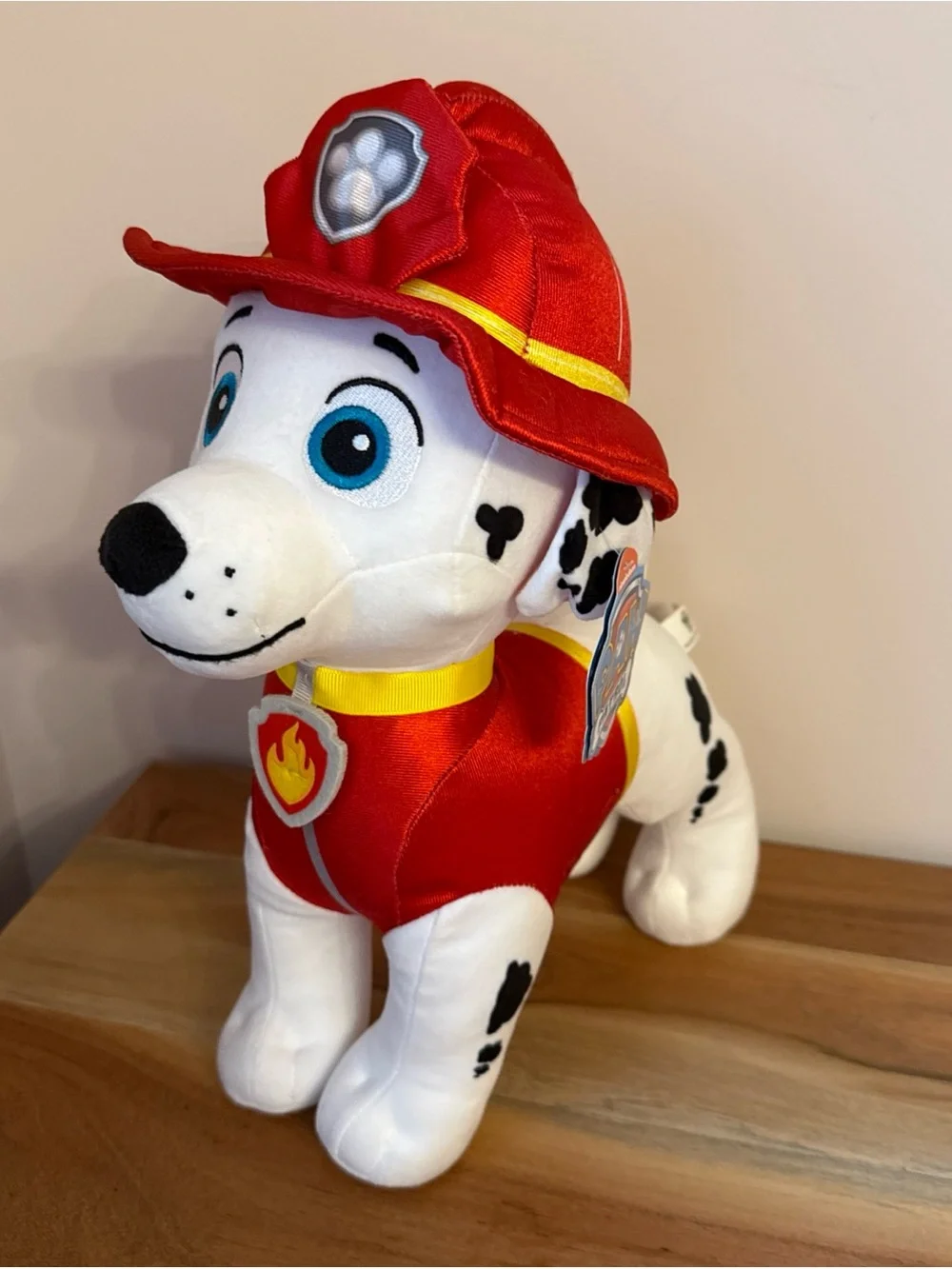 New Gund Paw Patrol Marshall Fire Chief Standing 13” large Plush Dalmatian Dog